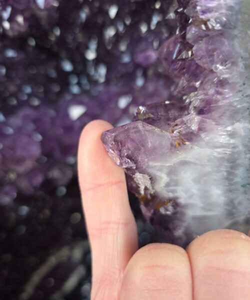 Tall Amethyst Crystal Geode 1133 Premium Queen Grade 53.81kg H71xW33xD33cm - Image 11
