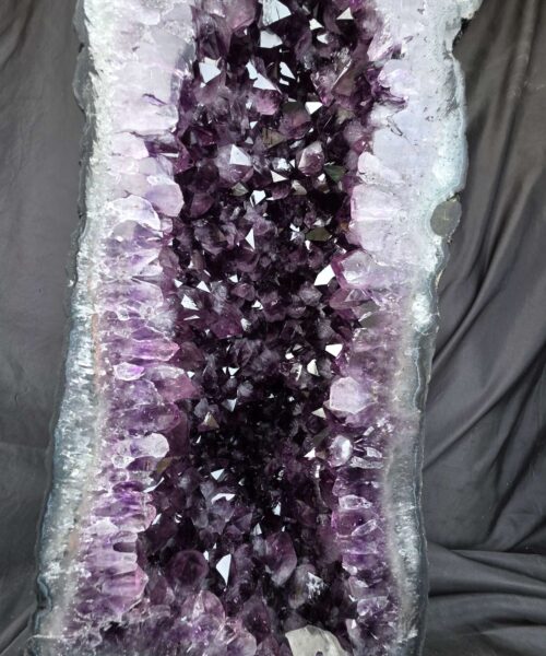 Tall Amethyst Crystal Geode 1137 Premium Queen Grade 46.73kg H75xW26xD23cm - Image 12