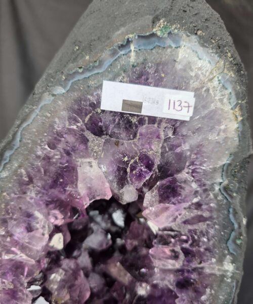 Tall Amethyst Crystal Geode 1137 Premium Queen Grade 46.73kg H75xW26xD23cm - Image 5