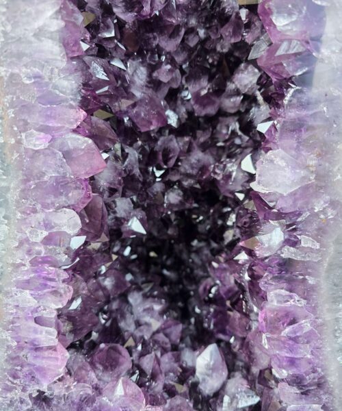 Tall Amethyst Crystal Geode 1137 Premium Queen Grade 46.73kg H75xW26xD23cm - Image 8