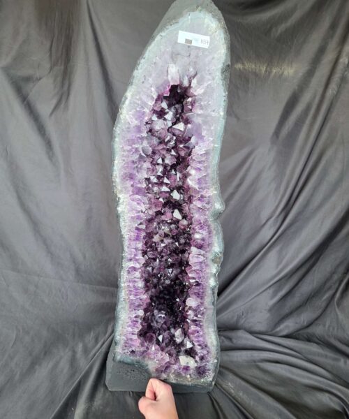 Tall Amethyst Crystal Geode 1137 Premium Queen Grade 46.73kg H75xW26xD23cm - Image 9
