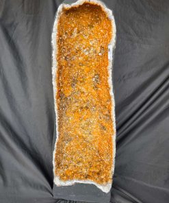 Very Tall Citrine Geode 556 Crystal Cluster Druzy Premium Grade 45.67kg H80xW26xD22cm