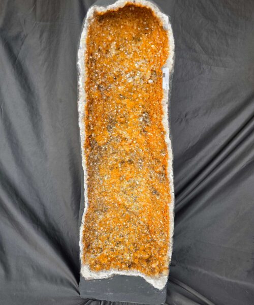 Very Tall Citrine Geode 556 Crystal Cluster Druzy Premium Grade 45.67kg H80xW26xD22cm - Image 12