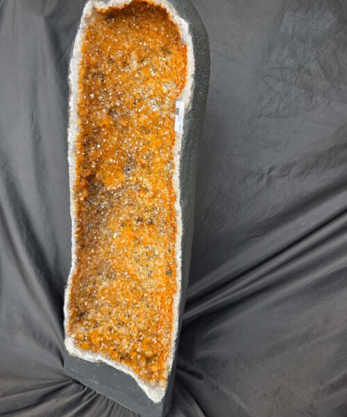 Very Tall Citrine Geode 556 Crystal Cluster Druzy Premium Grade 45.67kg H80xW26xD22cm - Image 3