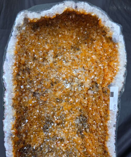 Very Tall Citrine Geode 556 Crystal Cluster Druzy Premium Grade 45.67kg H80xW26xD22cm - Image 6