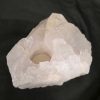 Large Premium Rock Crystal Quartz Candle Holder 44 Clear Crystal White Tealight Holders 1.669g H7xW16xW15cm
