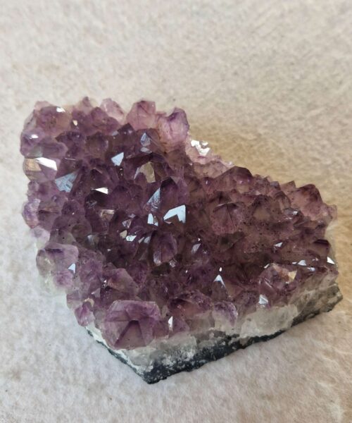 Large Premium High Grade Amethyst Raw Druzy Cluster Piece 114 - 702g H4.5xW13xD8cm - Image 3