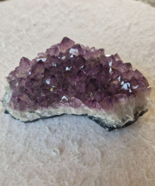 Large Premium High Grade Amethyst Raw Druzy Cluster Piece 114 - 702g H4.5xW13xD8cm - Image 5
