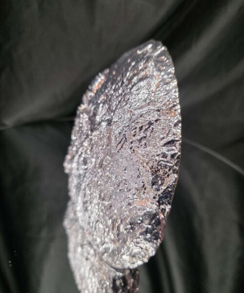 Black Agate Silver Edge Microcrystalline Quartz Premium Bookends 1 Ornament Handpicked Size 1.795kg H15xW17xD6cm - Image 6