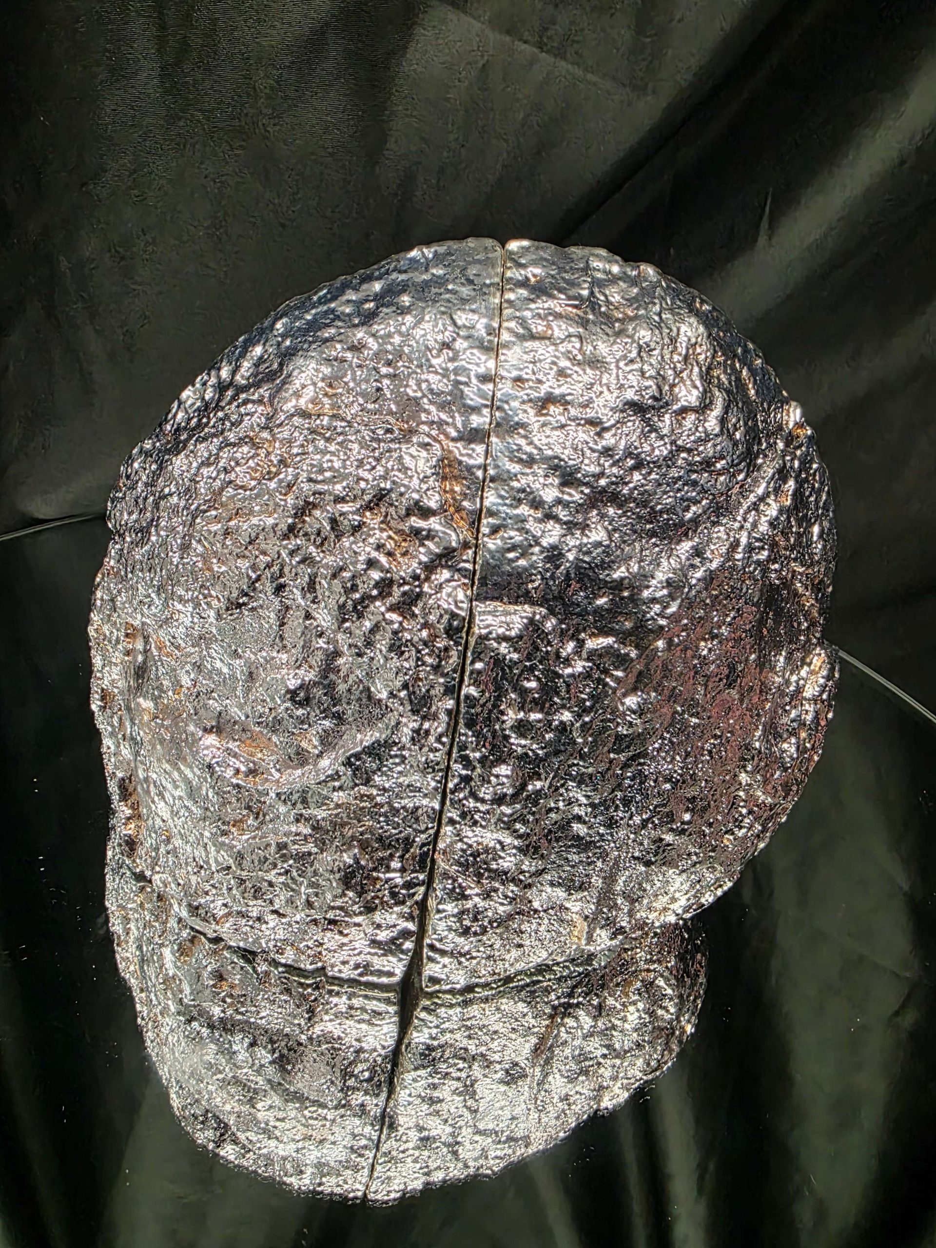 Black Agate Silver Edge Microcrystalline Quartz Premium Bookends 1 Ornament Handpicked Size 1.795kg H15xW17xD6cm - Image 7