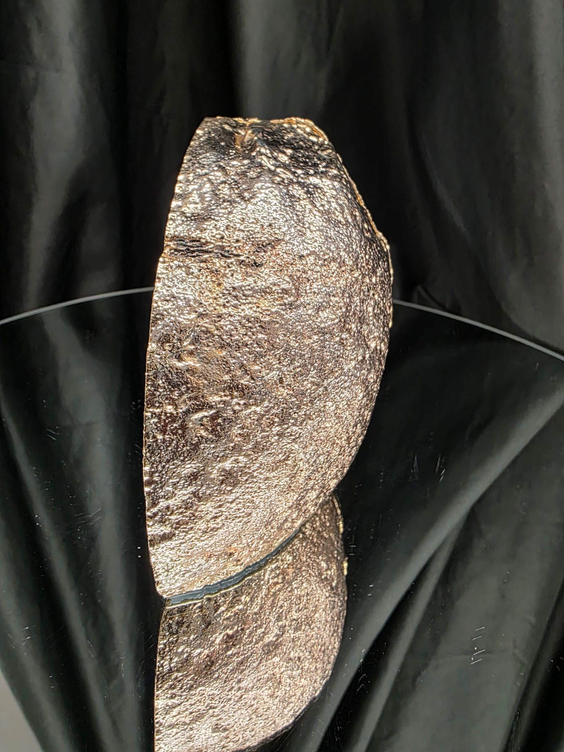 Blue Agate 24ct Gold Edge Microcrystalline Quartz Premium Bookends 2 Ornament Handpicked Size 1.796kg H13xW15xD6cm - Image 6