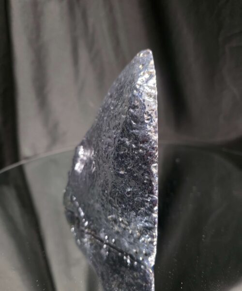 Blue Agate Silver Edge Microcrystalline Quartz Premium Bookends 1 Ornament Handpicked Size 1.841kg H13.5xW18xD8cm - Image 6