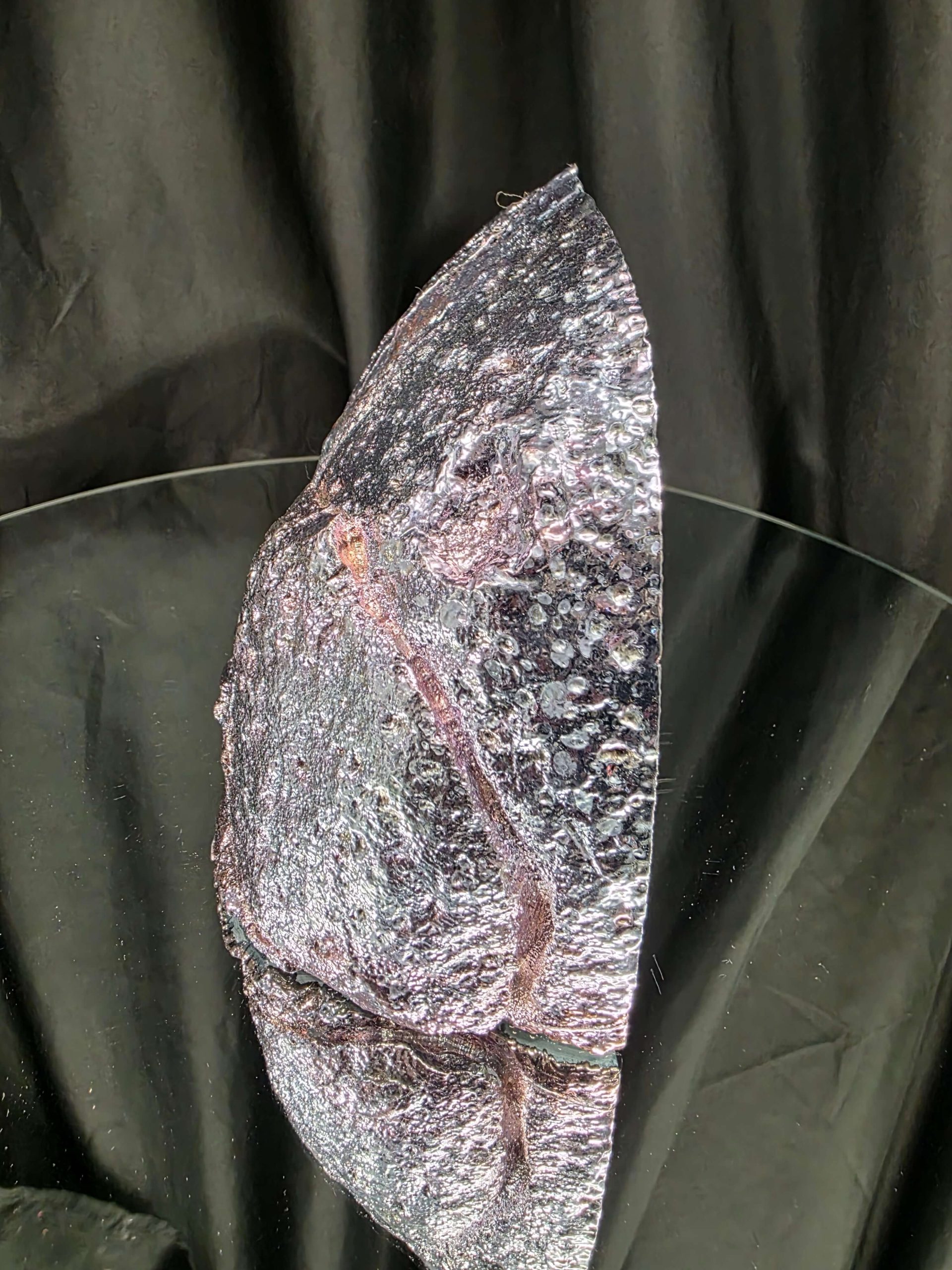 Blue Agate Silver Edge Microcrystalline Quartz Premium Bookends 3 Ornament Handpicked Size 2.492kg H14xW19xD8cm - Image 6