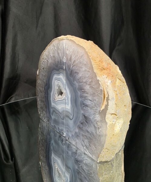 Grey Natural Edge Microcrystalline Quartz Premium Bookends 1 Ornament Handpicked Size 2.146kg H14xW16xD7cm - Image 3
