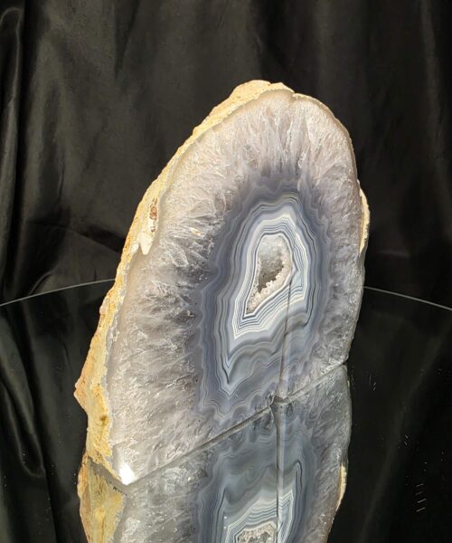 Grey Natural Edge Microcrystalline Quartz Premium Bookends 1 Ornament Handpicked Size 2.146kg H14xW16xD7cm - Image 4