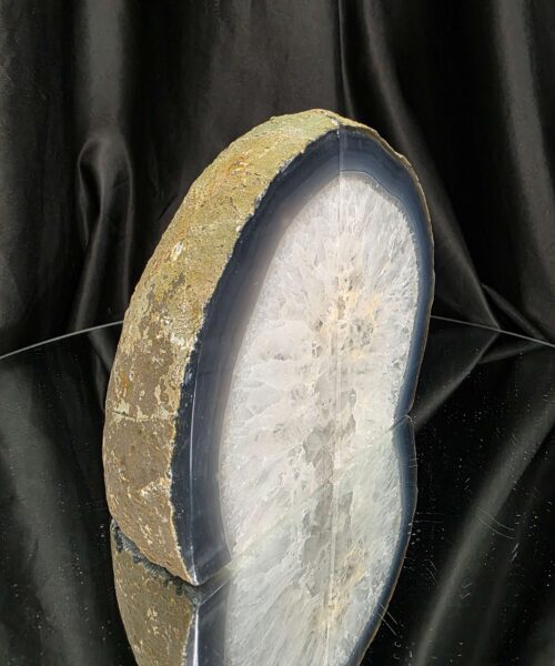 Grey Natural Edge Microcrystalline Quartz Premium Bookends 3 Ornament Handpicked Size 2.067kg H13xW15xD6cm - Image 3