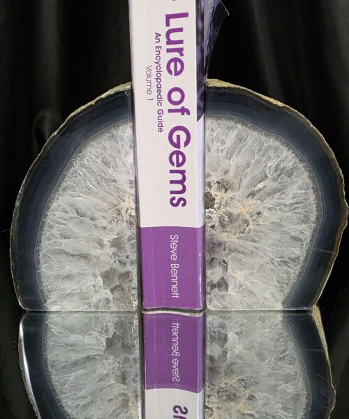 Grey Natural Edge Microcrystalline Quartz Premium Bookends 3 Ornament Handpicked Size 2.067kg H13xW15xD6cm - Image 5