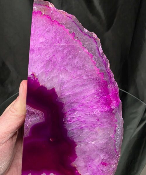 Pink Natural Edge Microcrystalline Quartz Premium Bookends 2 Ornament Handpicked Size 1.883kg H14xW17xD7cm - Image 11