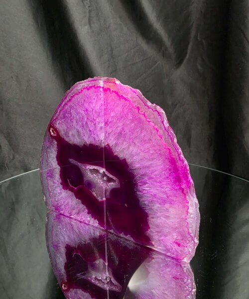 Pink Natural Edge Microcrystalline Quartz Premium Bookends 2 Ornament Handpicked Size 1.883kg H14xW17xD7cm - Image 4