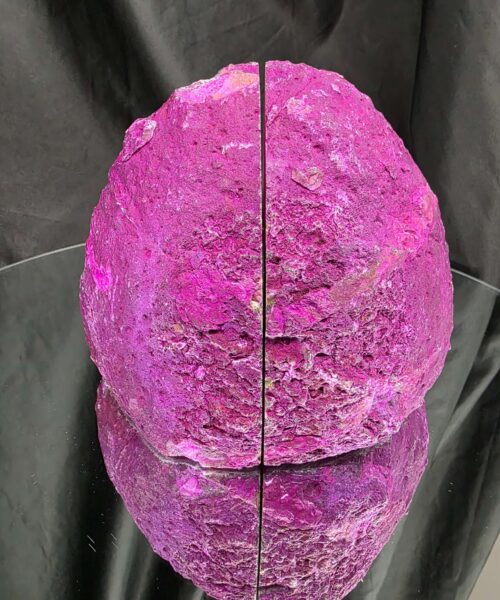 Pink Natural Edge Microcrystalline Quartz Premium Bookends 2 Ornament Handpicked Size 1.883kg H14xW17xD7cm - Image 7