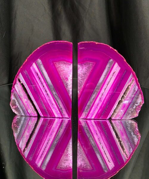 Pink Natural Edge Microcrystalline Quartz Premium Bookends 3 Ornament Handpicked Size 1.318kg H9.5xW13xD8cm - Image 12
