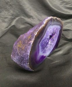 Alternative view of Purple Natural Edge Microcrystalline Quartz Premium Bookends 2 Ornament Handpicked Size 2.029kg H12.5xW15xD6cm