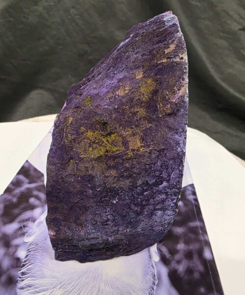 Purple Natural Edge Microcrystalline Quartz Premium Bookends 2 Ornament Handpicked Size 2.029kg H12.5xW15xD6cm - Image 5