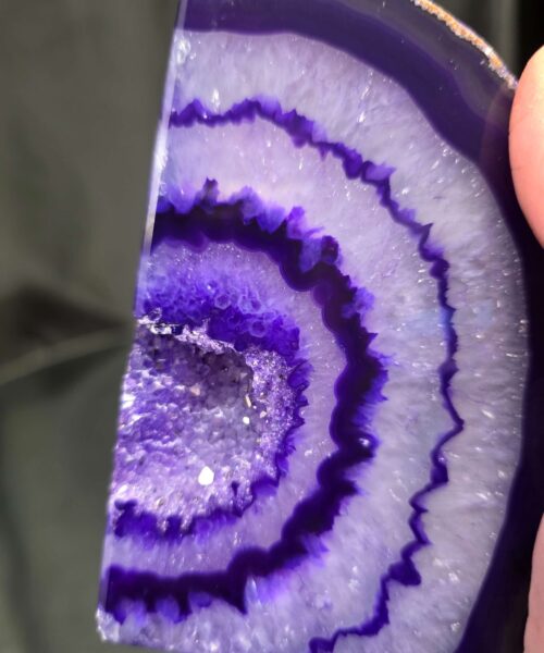 Purple Natural Edge Microcrystalline Quartz Premium Bookends 3 Ornament Handpicked Size 1.940kg H12xW15xD6cm - Image 14