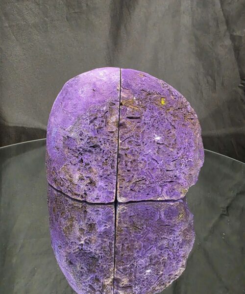 Purple Natural Edge Microcrystalline Quartz Premium Bookends 3 Ornament Handpicked Size 1.940kg H12xW15xD6cm - Image 6