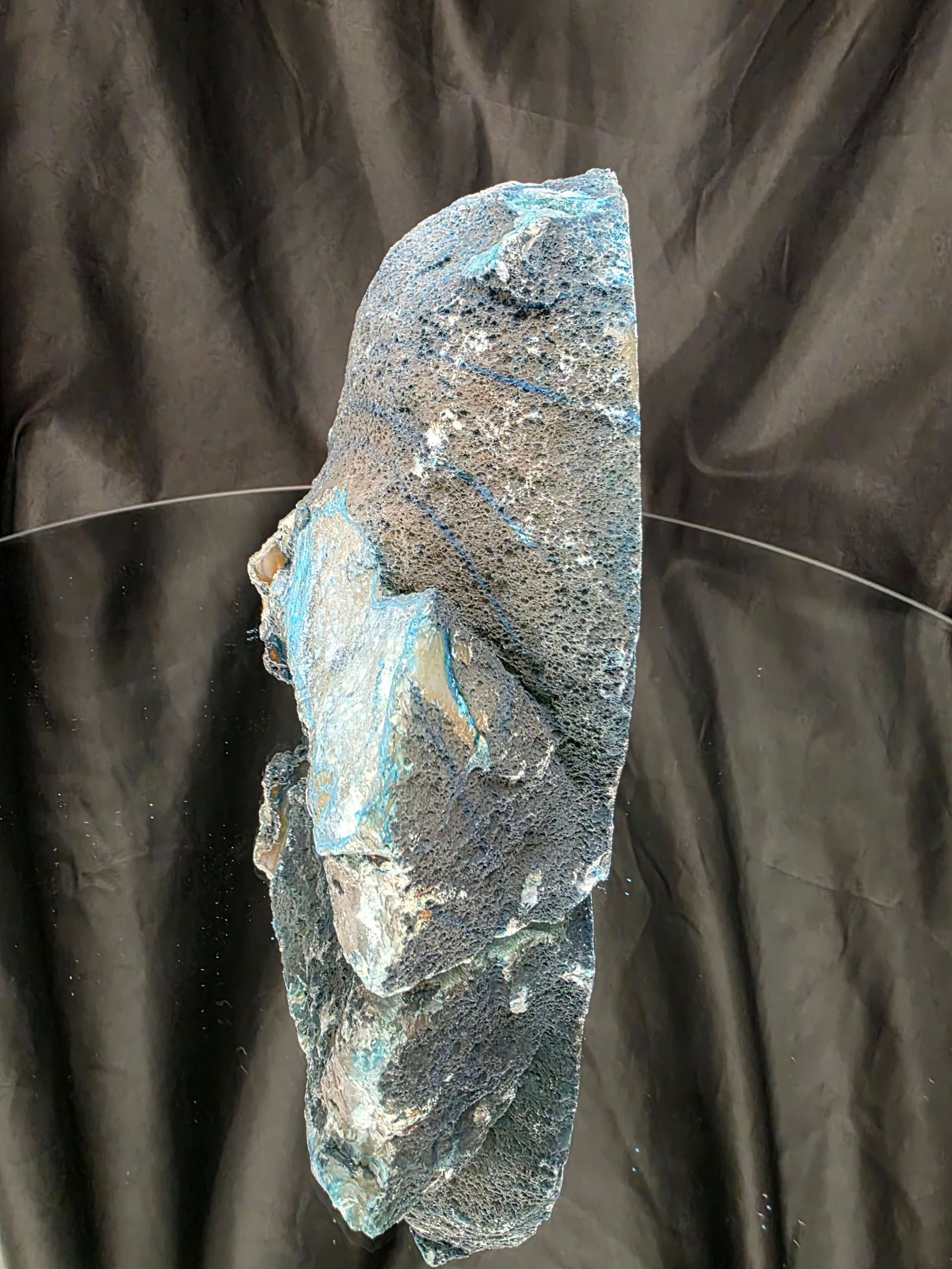 Teal Natural Edge Microcrystalline Quartz Premium Bookends 2 Ornament Handpicked Size 2.221kg H14xW17xD7cm - Image 6