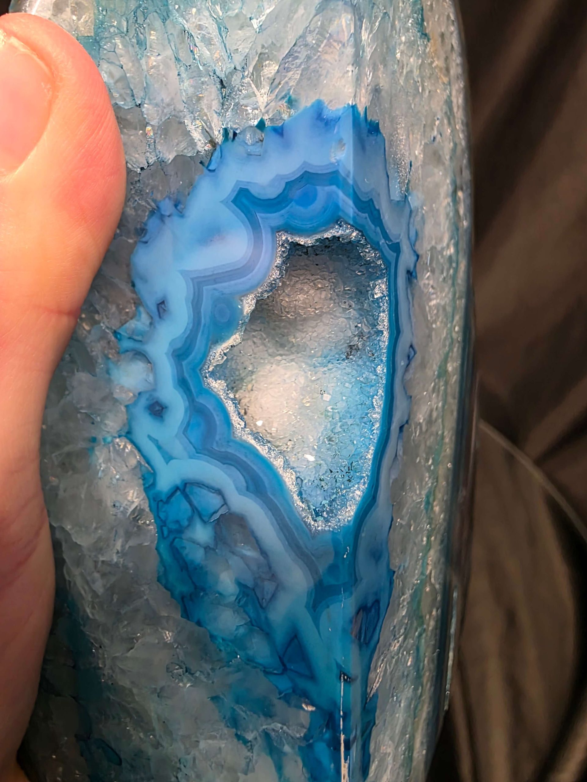 Teal Natural Edge Microcrystalline Quartz Premium Bookends 2 Ornament Handpicked Size 2.221kg H14xW17xD7cm - Image 10