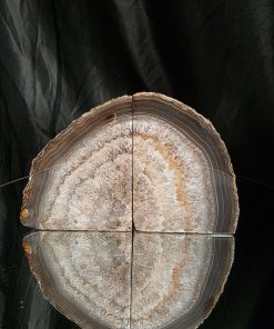 Caramel Natural Edge Microcrystalline Quartz Premium Bookends 1 Ornament Handpicked Size 1.907kg H12.5xW19xD5cm