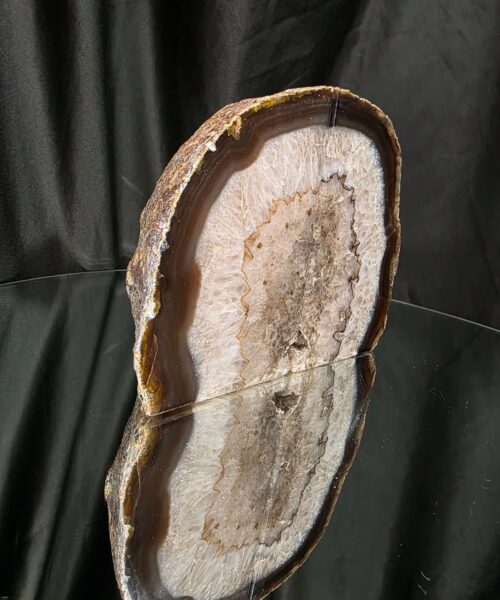 Caramel Natural Edge Microcrystalline Quartz Premium Bookends 2 Ornament Handpicked Size 1.996kg H13xW16xD8cm - Image 3