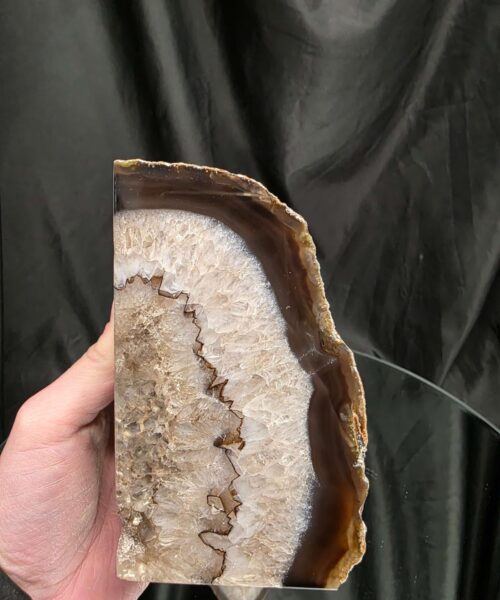 Caramel Natural Edge Microcrystalline Quartz Premium Bookends 2 Ornament Handpicked Size 1.996kg H13xW16xD8cm - Image 10