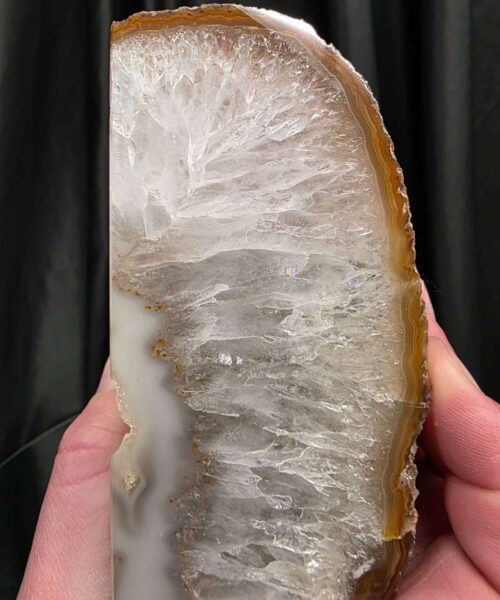 Caramel Natural Edge Microcrystalline Quartz Premium Bookends 3 Ornament Handpicked Size 1.804kg H11xW16.5xD6cm - Image 11