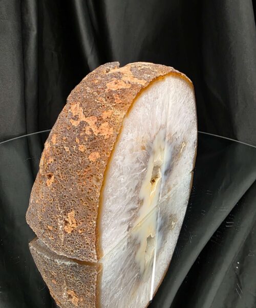 Caramel Natural Edge Microcrystalline Quartz Premium Bookends 3 Ornament Handpicked Size 1.804kg H11xW16.5xD6cm - Image 4