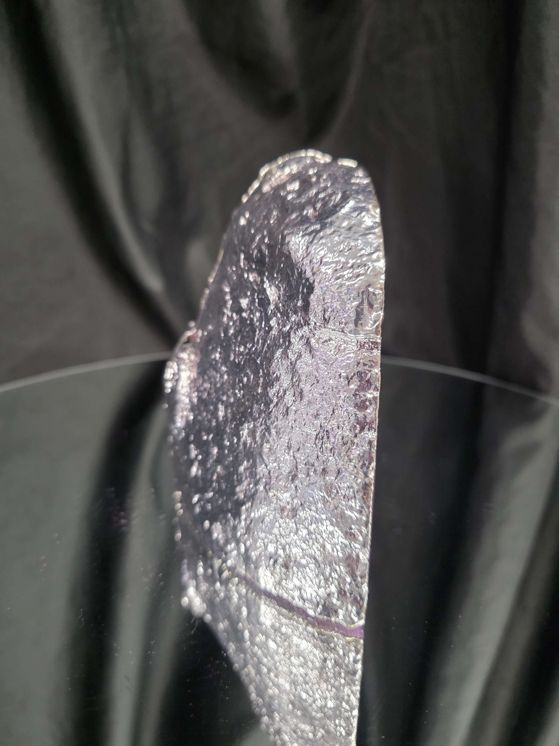 Pink Agate Silver Edge Microcrystalline Quartz Premium Bookends 2 Ornament Handpicked Size 2.028kg H13xW16xD8cm - Image 6