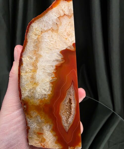 Red Natural Edge Microcrystalline Quartz Premium Bookends 3 Ornament Handpicked Size 1.949kg H13xW18xD4cm - Image 11