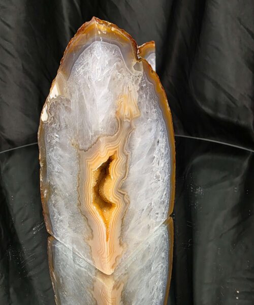 Caramel Natural Edge Microcrystalline Quartz Premium Bookends 1 Ornament Handpicked Size 1.562kg H13xW14xD6cm - Image 15