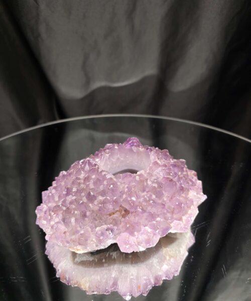 Very Large Premium A Grade Amethyst Cluster Druzy Candle 1 / Tealight Holders Handpicked 712g H5xW14xD12cm - Image 4