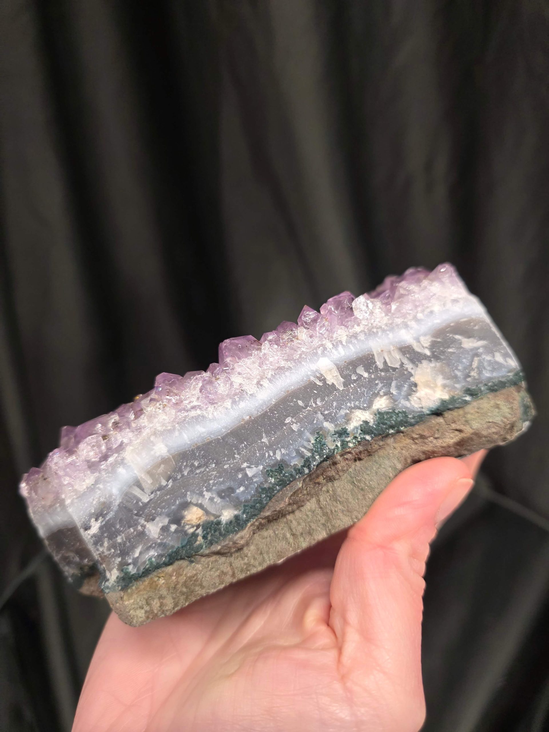 Very Large Premium A Grade Amethyst Cluster Druzy Candle 3 / Tealight Holders Handpicked 886g H5xW14xD9cm - Image 7