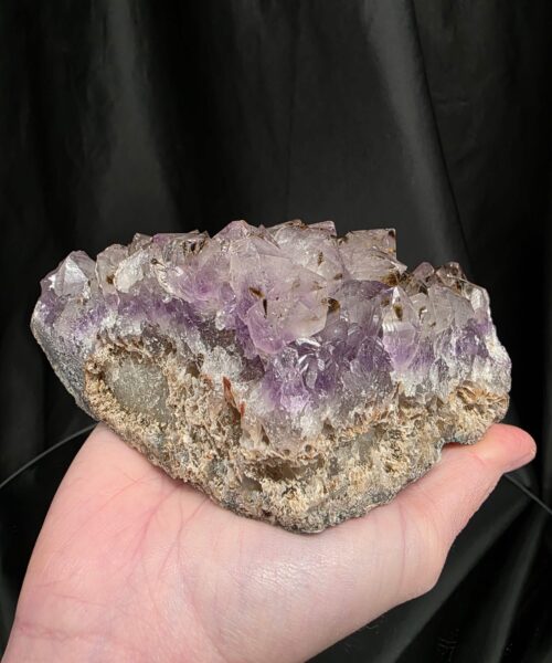 Very Large Premium A Grade Amethyst Cluster Druzy Candle 4 / Tealight Holders Handpicked 974g H6xW15xD14cm - Image 8