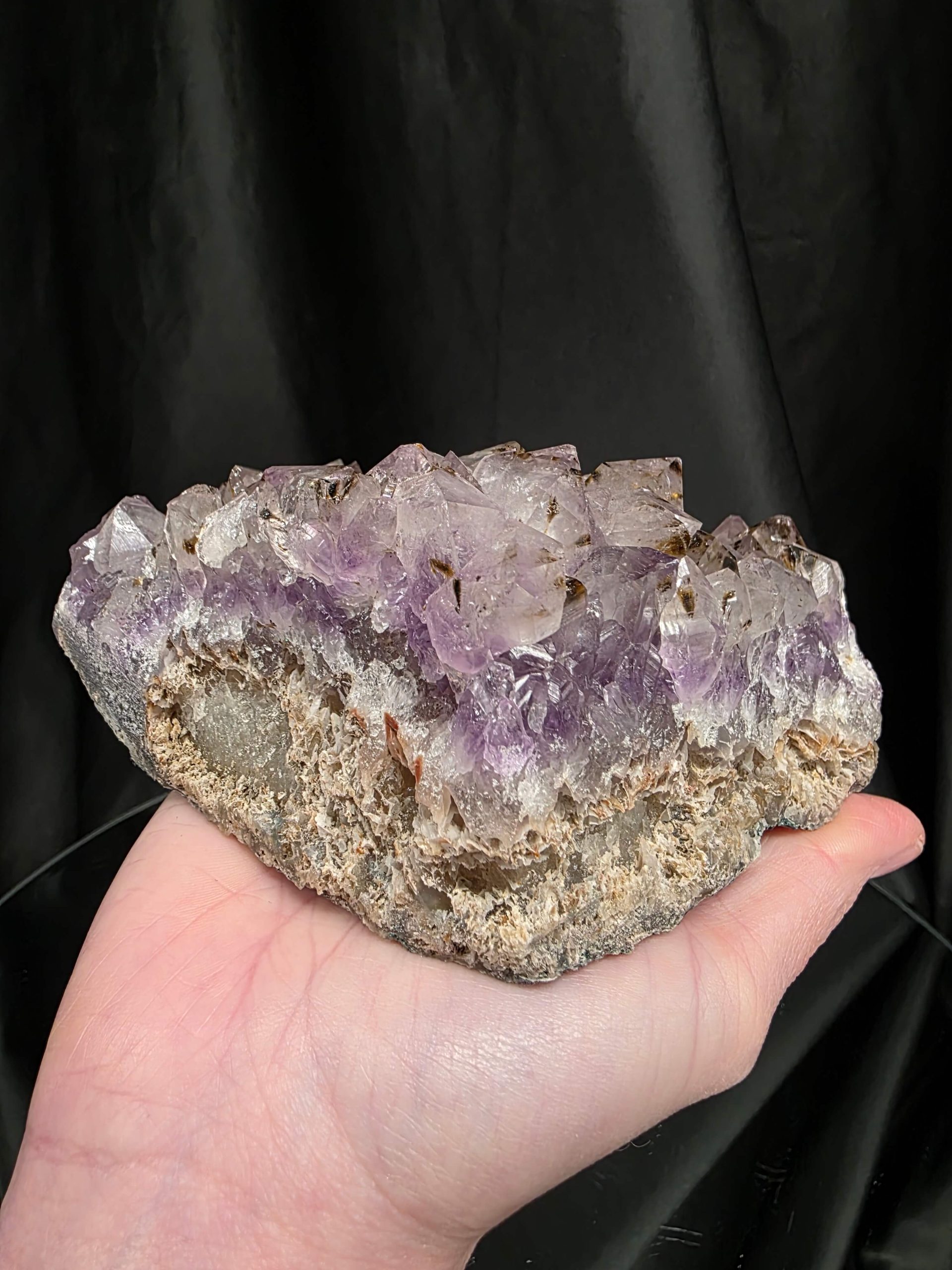 Very Large Premium A Grade Amethyst Cluster Druzy Candle 4 / Tealight Holders Handpicked 974g H6xW15xD14cm - Image 8