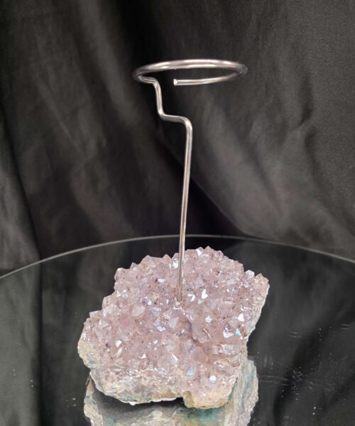 Premium A Grade Angel Aura No. 1 Cluster Druzy Candle / 1 Cup Tealight Holder 685g H20.5xW11.5xD12cm - Image 15