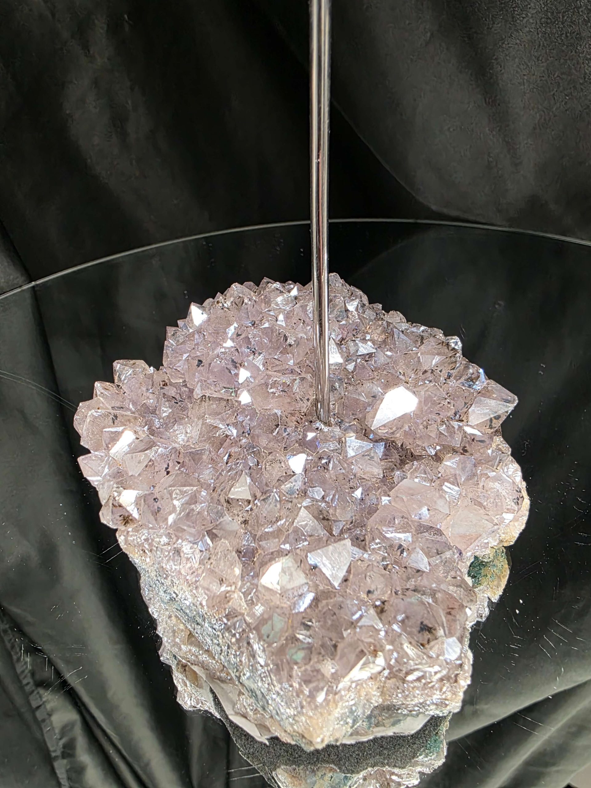 Premium A Grade Angel Aura No. 1 Cluster Druzy Candle / 1 Cup Tealight Holder 685g H20.5xW11.5xD12cm - Image 16