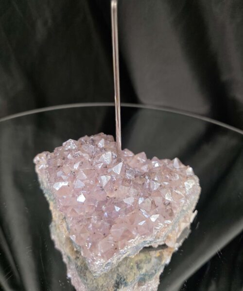 Premium A Grade Angel Aura No. 1 Cluster Druzy Candle / 1 Cup Tealight Holder 685g H20.5xW11.5xD12cm - Image 5