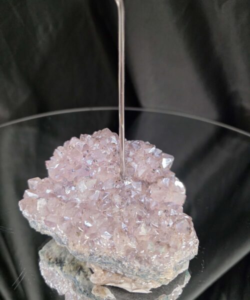 Premium A Grade Angel Aura No. 1 Cluster Druzy Candle / 1 Cup Tealight Holder 685g H20.5xW11.5xD12cm - Image 6