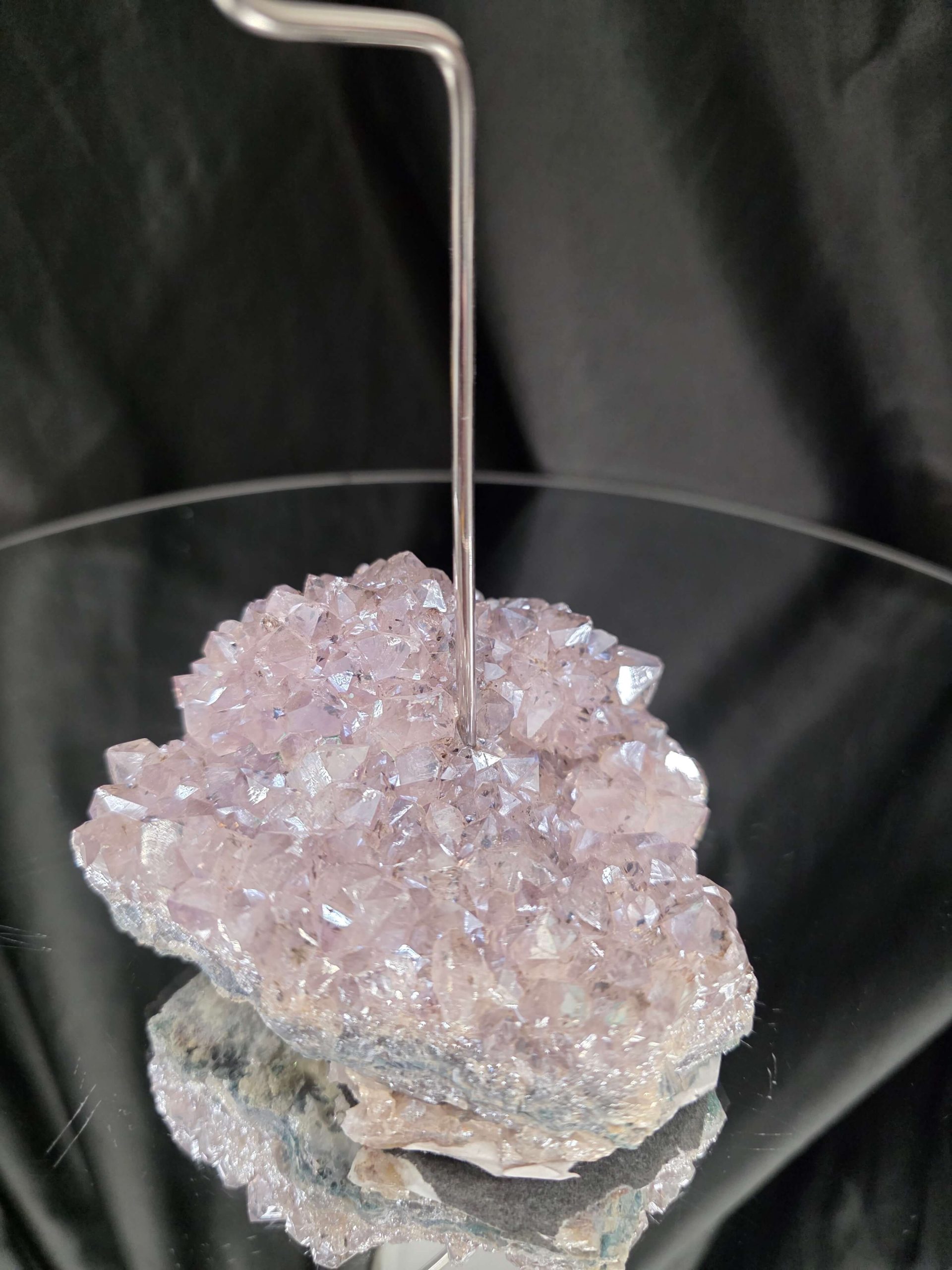 Premium A Grade Angel Aura No. 1 Cluster Druzy Candle / 1 Cup Tealight Holder 685g H20.5xW11.5xD12cm - Image 6
