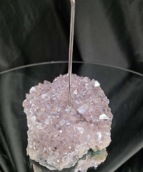 Premium A Grade Angel Aura No. 1 Cluster Druzy Candle / 1 Cup Tealight Holder 685g H20.5xW11.5xD12cm - Image 7