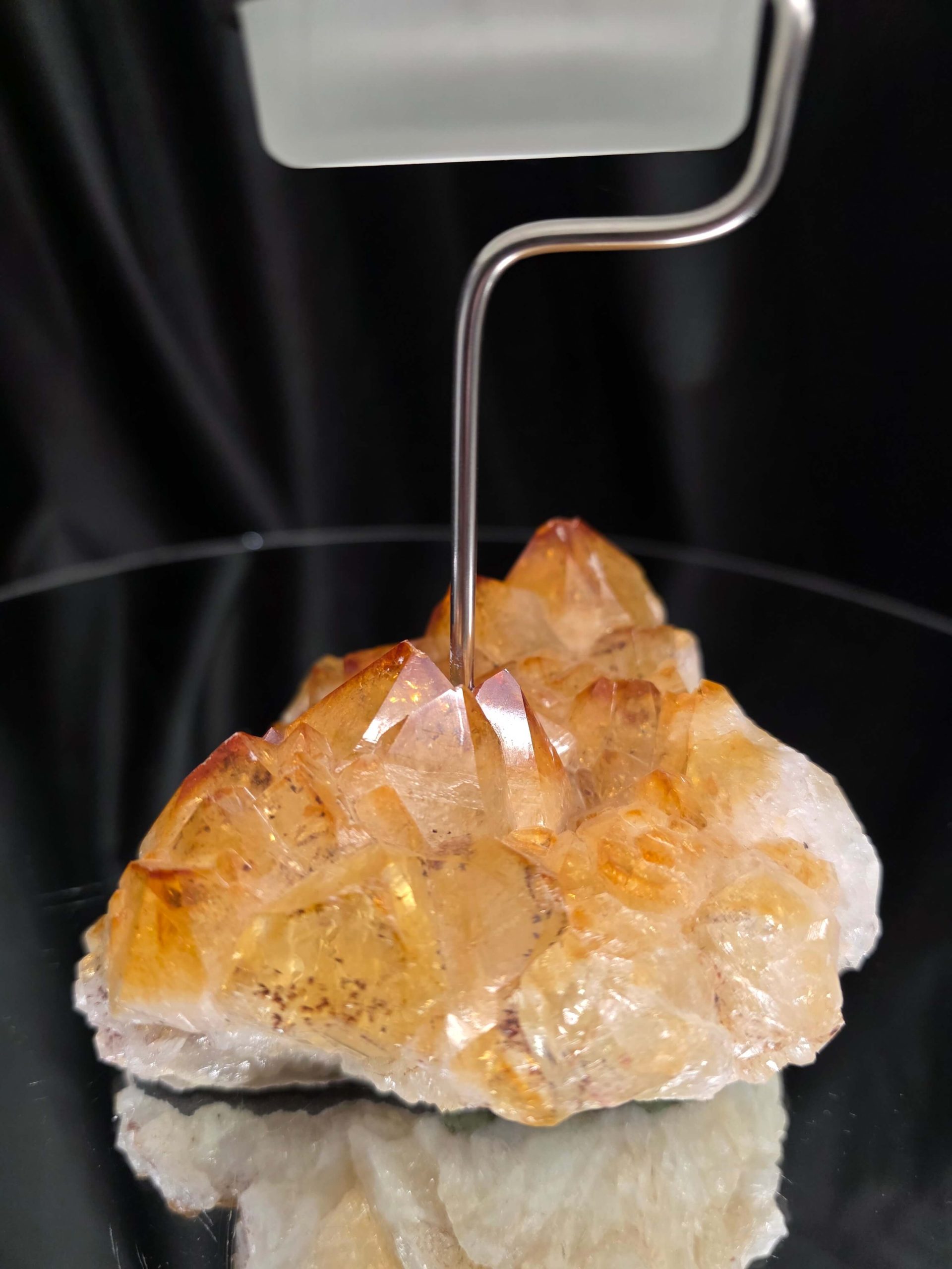Premium A Grade Citrine Candle No. 1 Cluster Druzy / 1 Cup Tealight Holder 967g H19xW12xD12.5cm - Image 8